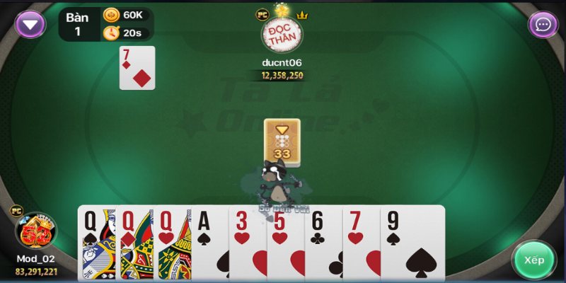 game bài phỏm tá lả